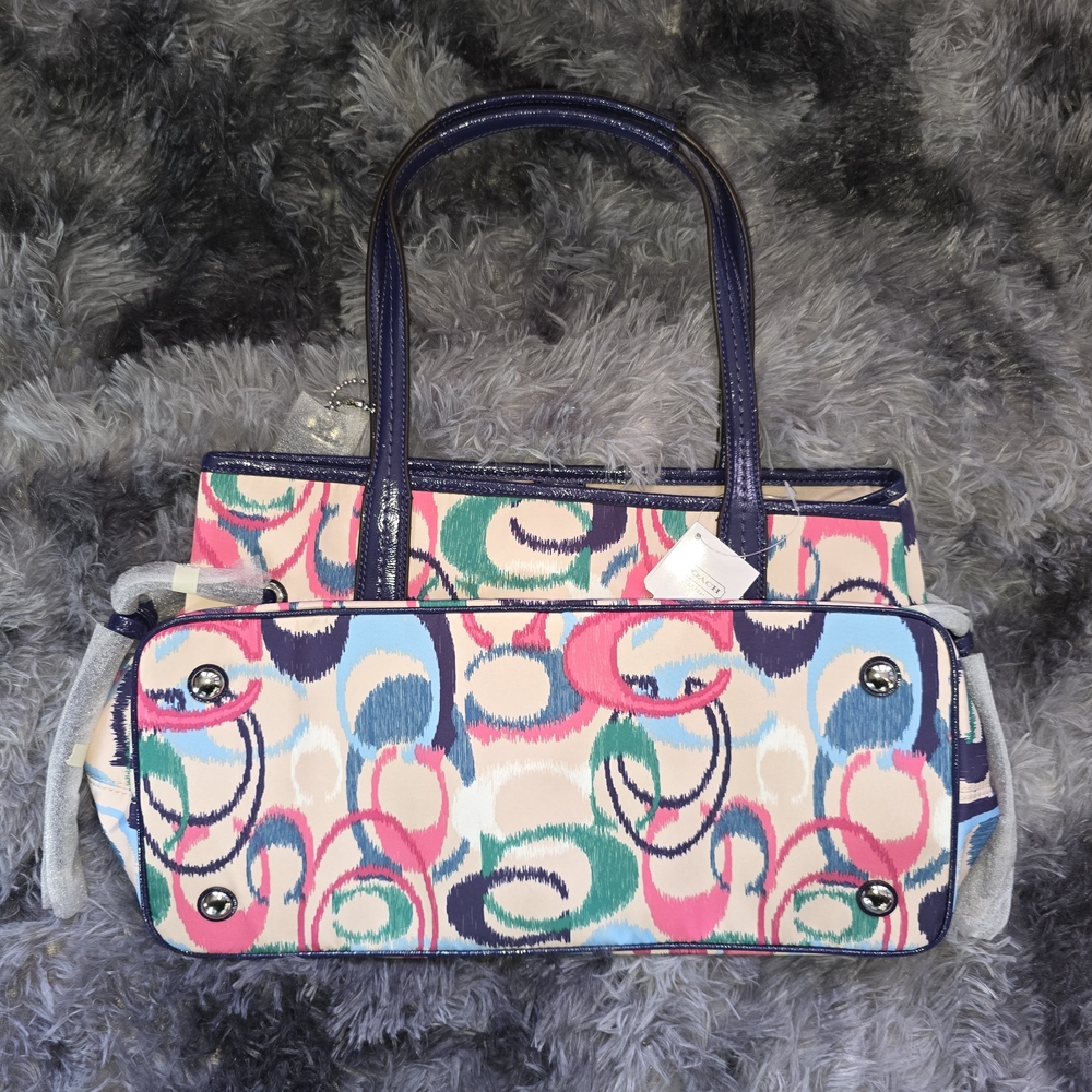 Coach Multicolor Canvas Tote Bag - Picture 2 of 6